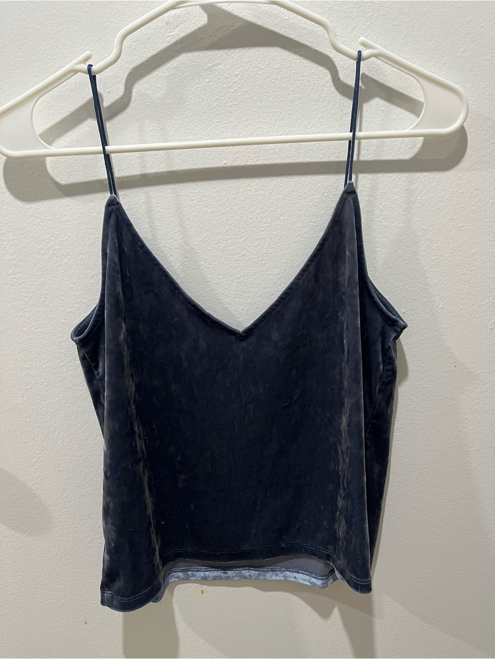 V-Neck Velvet Cami Top